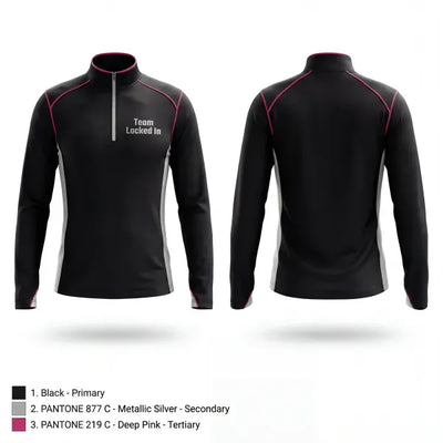 Team Locked In 93459307 Quarter Zip Jacket - 1