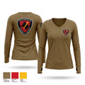 K-9 Women's Long Sleeve V-neck Shirt - 1