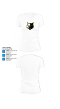 Morton-White Pass Timberwolves Women's Short Sleeve V-neck Shirt - 18