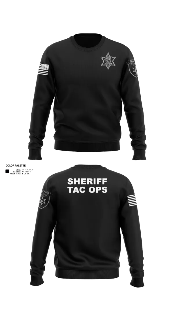Crew Neck Sweatshirt, Fayette County Sheriff WV, Police, Teamtime, Team time, sublimation, custom sports apparel, team uniforms, spirit wear, spiritwear, sports uniforms, custom shirts, team store, custom team store, fundraiser sports, apparel fundraiser