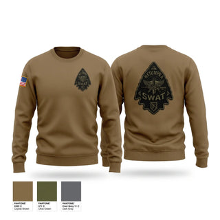 Crew Neck Sweatshirt, Wetumpka SWAT, Police, Teamtime, Team time, sublimation, custom sports apparel, team uniforms, spirit wear, spiritwear, sports uniforms, custom shirts, team store, custom team store, fundraiser sports, apparel fundraiser