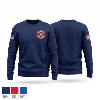 Crew Neck Sweatshirt, Warren Township Fire, Fire Department, Teamtime, Team time, sublimation, custom sports apparel, team uniforms, spirit wear, spiritwear, sports uniforms, custom shirts, team store, custom team store, fundraiser sports, apparel fundraiser