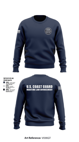Crew Neck Sweatshirt, Sector Miami Boarding Team, Coast Guard, Teamtime, Team time, sublimation, custom sports apparel, team uniforms, spirit wear, spiritwear, sports uniforms, custom shirts, team store, custom team store, fundraiser sports, apparel fundraiser