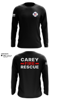 Carey Rural Fire & Rescue Long Sleeve Performance Shirt - 12