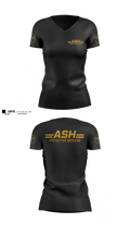 ASH Protective Services Women's Short Sleeve V-neck Shirt - 1