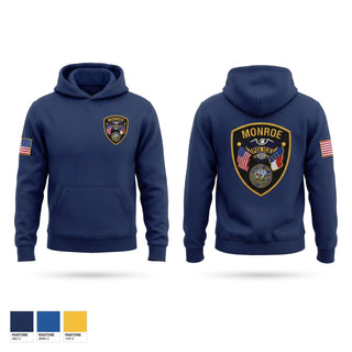 Hoodie, Monroe police department, Police, Teamtime, Team time, sublimation, custom sports apparel, team uniforms, spirit wear, spiritwear, sports uniforms, custom shirts, team store, custom team store, fundraiser sports, apparel fundraiser