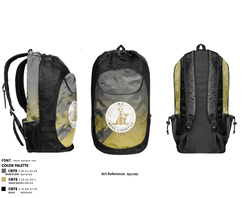 Gear Bag, FC REAL LIBERTAD, Men's Soccer, Teamtime, Team time, sublimation, custom sports apparel, team uniforms, spirit wear, spiritwear, sports uniforms, custom shirts, team store, custom team store, fundraiser sports, apparel fundraiser