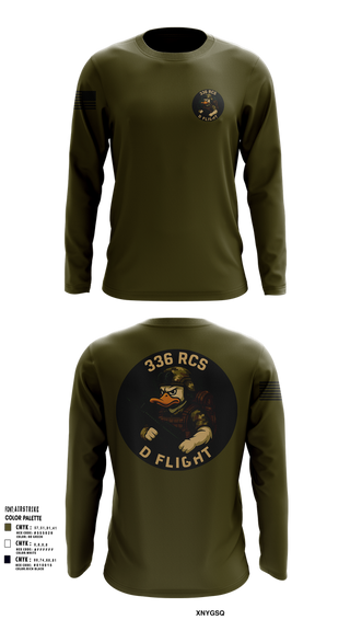 Long Sleeve Performance Shirt, 336 RCS D Flight, , Teamtime, Team time, sublimation, custom sports apparel, team uniforms, spirit wear, spiritwear, sports uniforms, custom shirts, team store, custom team store, fundraiser sports, apparel fundraiser