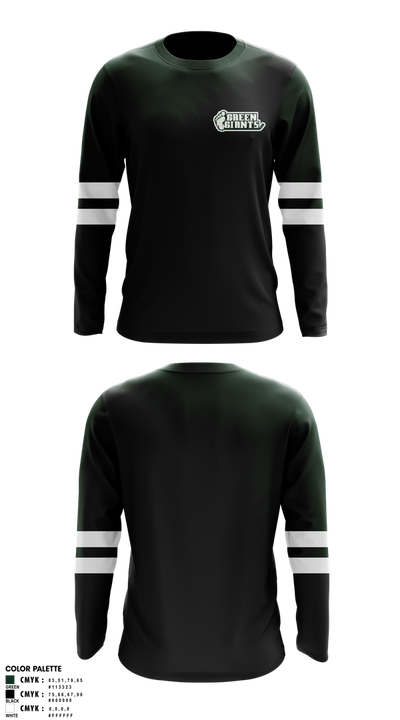 MN Green Giants 85838553 Long Sleeve Performance Shirt 1