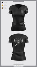 FSC 1-1 SFG(A) 17044036 Women's Short Sleeve V-neck Shirt - 4
