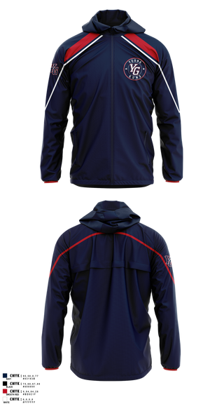 Windbreaker, YOUNG GUNS, Baseball, Teamtime, Team time, sublimation, custom sports apparel, team uniforms, spirit wear, spiritwear, sports uniforms, custom shirts, team store, custom team store, fundraiser sports, apparel fundraiser