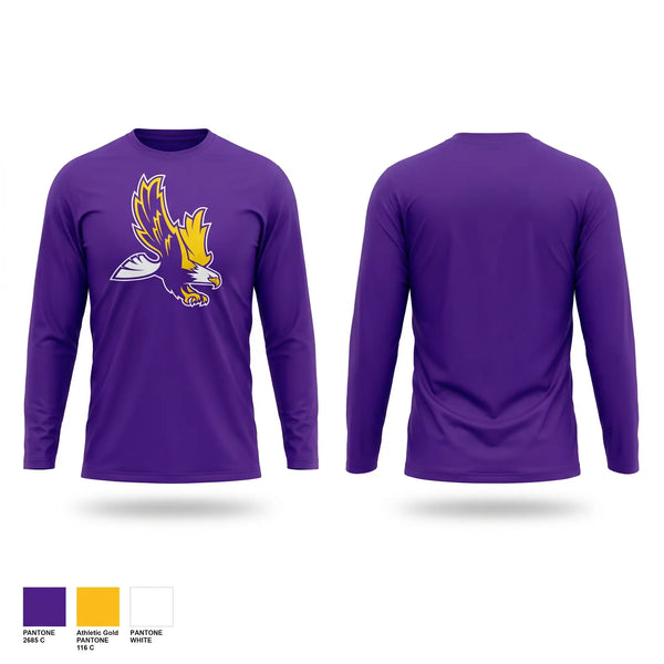 Long Sleeve Performance Shirt, Eaton Eagles, Spirit Store, Teamtime, Team time, sublimation, custom sports apparel, team uniforms, spirit wear, spiritwear, sports uniforms, custom shirts, team store, custom team store, fundraiser sports, apparel fundraiser