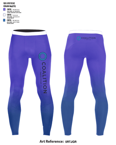 Coalition Health Group Pelotonia 31312102 Compression Leggings - 1