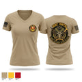 HHC 198th CSSB Women's Short Sleeve V-neck Shirt - 1