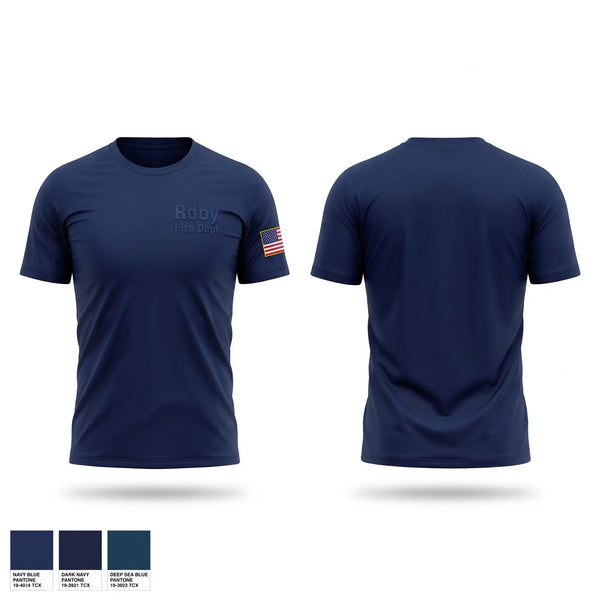 Short Sleeve Performance Shirt, Roby Fire Dept, Fire Department, Teamtime, Team time, sublimation, custom sports apparel, team uniforms, spirit wear, spiritwear, sports uniforms, custom shirts, team store, custom team store, fundraiser sports, apparel fundraiser