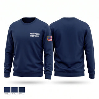 Crew Neck Sweatshirt, Rayne Police Department, Police, Teamtime, Team time, sublimation, custom sports apparel, team uniforms, spirit wear, spiritwear, sports uniforms, custom shirts, team store, custom team store, fundraiser sports, apparel fundraiser