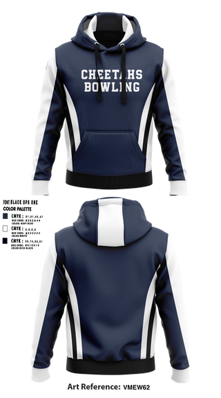 Hoodie, Cheetahs, Bowling, Teamtime, Team time, sublimation, custom sports apparel, team uniforms, spirit wear, spiritwear, sports uniforms, custom shirts, team store, custom team store, fundraiser sports, apparel fundraiser