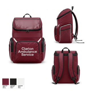 Gear Bag, Clarion Ambulance Service, EMS/EMT, Teamtime, Team time, sublimation, custom sports apparel, team uniforms, spirit wear, spiritwear, sports uniforms, custom shirts, team store, custom team store, fundraiser sports, apparel fundraiser