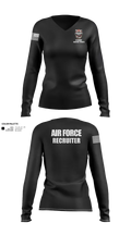 336 RCS F Flight 15570054 Women's Long Sleeve V-neck Shirt - 130
