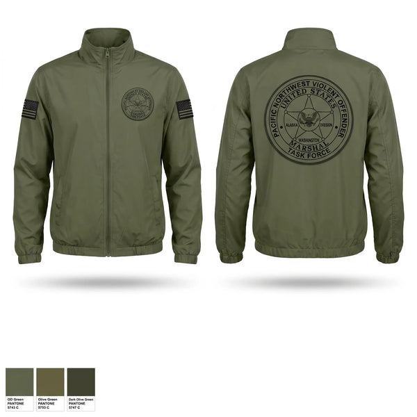 Windbreaker, U.S. Marshals Fugitive Task Force, Police, Teamtime, Team time, sublimation, custom sports apparel, team uniforms, spirit wear, spiritwear, sports uniforms, custom shirts, team store, custom team store, fundraiser sports, apparel fundraiser