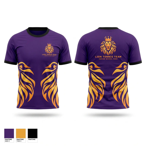 Short Sleeve Performance Shirt, Lion Tennis Team, Tennis, Teamtime, Team time, sublimation, custom sports apparel, team uniforms, spirit wear, spiritwear, sports uniforms, custom shirts, team store, custom team store, fundraiser sports, apparel fundraiser