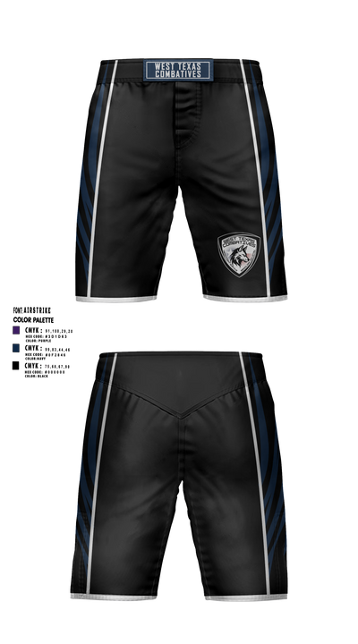 West Texas Combatives 59550585 Fight Shorts - 5