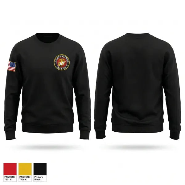 Crew Neck Sweatshirt, SHS MCJROTC, Marines, Teamtime, Team time, sublimation, custom sports apparel, team uniforms, spirit wear, spiritwear, sports uniforms, custom shirts, team store, custom team store, fundraiser sports, apparel fundraiser