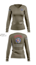 Karl & Hedwig Ackermann Memorial Institute for Joint Military Intelligence and Law Enforcement Education & Training at MARDET Fort Leonard Wood 34903411 Women's Long Sleeve V-neck Shirt - 120
