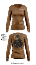 CAT 611 59474456 Women's Long Sleeve V-neck Shirt - 29