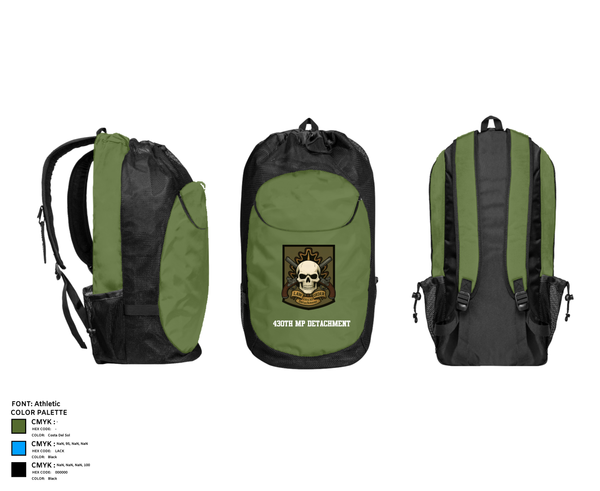 Gear Bag, 430th MP Detachment, , Teamtime, Team time, sublimation, custom sports apparel, team uniforms, spirit wear, spiritwear, sports uniforms, custom shirts, team store, custom team store, fundraiser sports, apparel fundraiser