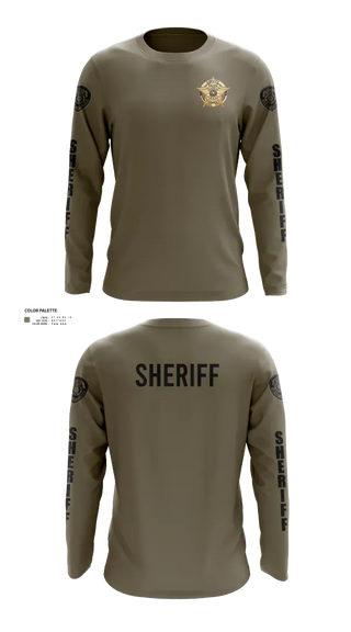 Long Sleeve Performance Shirt, Pecos County Sheriff’s Office, Police, Teamtime, Team time, sublimation, custom sports apparel, team uniforms, spirit wear, spiritwear, sports uniforms, custom shirts, team store, custom team store, fundraiser sports, apparel fundraiser