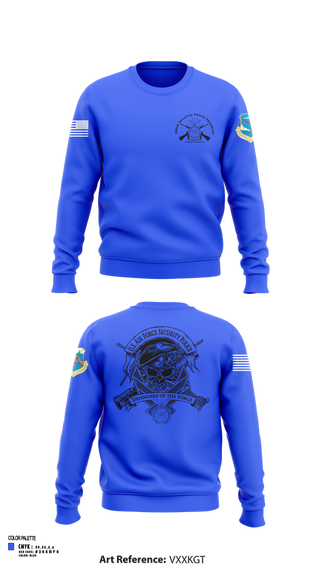 Crew Neck Sweatshirt, 380th Security Police Squadron, , Teamtime, Team time, sublimation, custom sports apparel, team uniforms, spirit wear, spiritwear, sports uniforms, custom shirts, team store, custom team store, fundraiser sports, apparel fundraiser