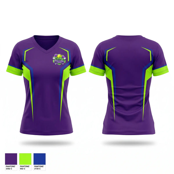 Womens Short Sleeve Vneck Shirt, Lucky Charms, Softball, Teamtime, Team time, sublimation, custom sports apparel, team uniforms, spirit wear, spiritwear, sports uniforms, custom shirts, team store, custom team store, fundraiser sports, apparel fundraiser