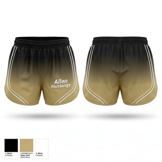 Womens Shorts, Allen mustangs, Cheer, Teamtime, Team time, sublimation, custom sports apparel, team uniforms, spirit wear, spiritwear, sports uniforms, custom shirts, team store, custom team store, fundraiser sports, apparel fundraiser