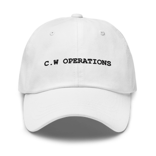 C.W Operations 41850268 Classic Dad Hat | Yupoong 6245CM