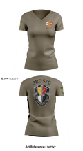 S6 HHC 3SFG(A) Women's Short Sleeve V-neck Shirt - 11