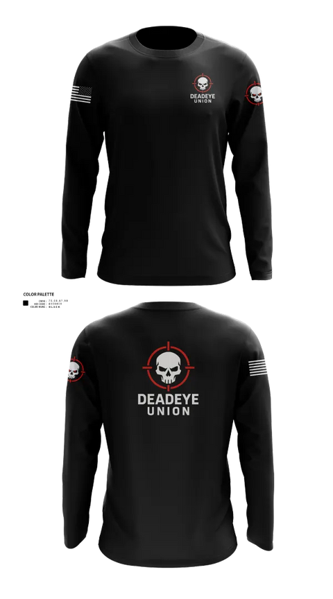 Long Sleeve Performance Shirt, DEADEYE UNION, , Teamtime, Team time, sublimation, custom sports apparel, team uniforms, spirit wear, spiritwear, sports uniforms, custom shirts, team store, custom team store, fundraiser sports, apparel fundraiser