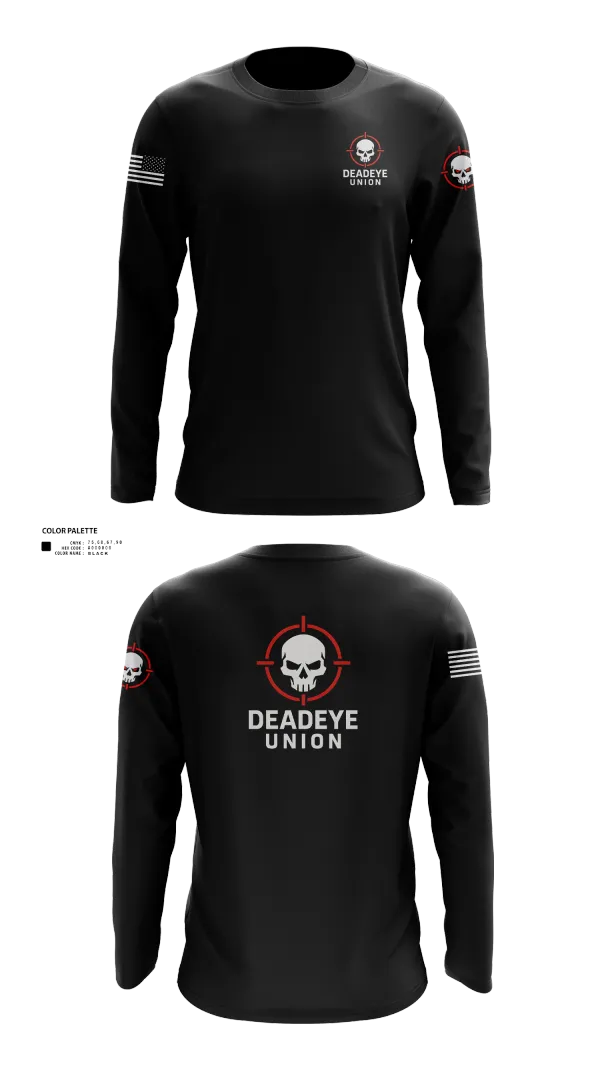 Long Sleeve Performance Shirt, DEADEYE UNION, , Teamtime, Team time, sublimation, custom sports apparel, team uniforms, spirit wear, spiritwear, sports uniforms, custom shirts, team store, custom team store, fundraiser sports, apparel fundraiser