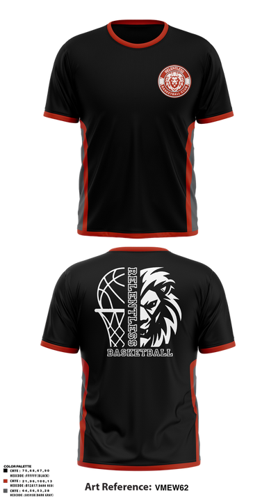 Relentless Basketball Club 82700857 Short Sleeve Performance Shirt - 1