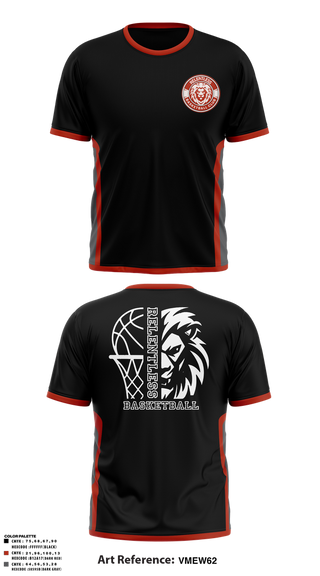 Old School Cotton Feel Shirt, Relentless Basketball Club, Men's Basketball, Teamtime, Team time, sublimation, custom sports apparel, team uniforms, spirit wear, spiritwear, sports uniforms, custom shirts, team store, custom team store, fundraiser sports, apparel fundraiser