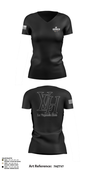 Womens Short Sleeve Vneck Shirt, La Vagancia Hats, , Teamtime, Team time, sublimation, custom sports apparel, team uniforms, spirit wear, spiritwear, sports uniforms, custom shirts, team store, custom team store, fundraiser sports, apparel fundraiser