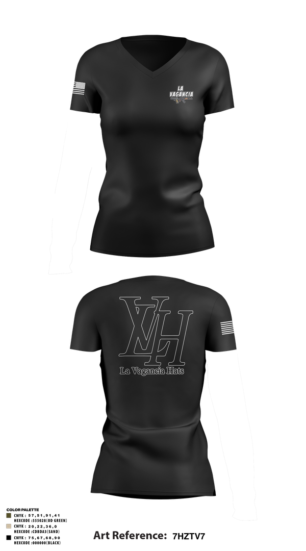 Womens Short Sleeve Vneck Shirt, La Vagancia Hats, , Teamtime, Team time, sublimation, custom sports apparel, team uniforms, spirit wear, spiritwear, sports uniforms, custom shirts, team store, custom team store, fundraiser sports, apparel fundraiser