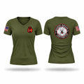 B battery 15th Field Artillery GS Women's Short Sleeve V-neck Shirt - 1
