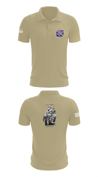 Short Sleeve Performance Polo, 1-306th IN BN, , Teamtime, Team time, sublimation, custom sports apparel, team uniforms, spirit wear, spiritwear, sports uniforms, custom shirts, team store, custom team store, fundraiser sports, apparel fundraiser
