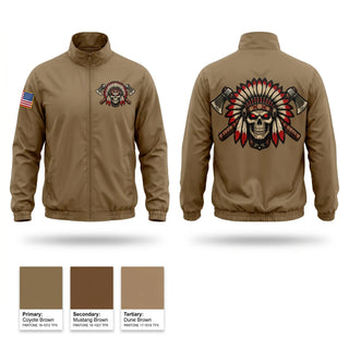 Windbreaker, 2nd PLT, Apache Co, 1-501 PIR, Army, Teamtime, Team time, sublimation, custom sports apparel, team uniforms, spirit wear, spiritwear, sports uniforms, custom shirts, team store, custom team store, fundraiser sports, apparel fundraiser