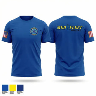 Old School Cotton Feel Shirt, MedFleet CCTP, EMS/EMT, Teamtime, Team time, sublimation, custom sports apparel, team uniforms, spirit wear, spiritwear, sports uniforms, custom shirts, team store, custom team store, fundraiser sports, apparel fundraiser