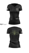 Arlington County Bomb Squad 31084993 Women's Short Sleeve V-neck Shirt - 2