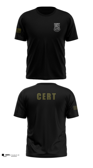 Short Sleeve Performance Shirt, Chester County Prison Emergency Response Team CERT, Police, Teamtime, Team time, sublimation, custom sports apparel, team uniforms, spirit wear, spiritwear, sports uniforms, custom shirts, team store, custom team store, fundraiser sports, apparel fundraiser