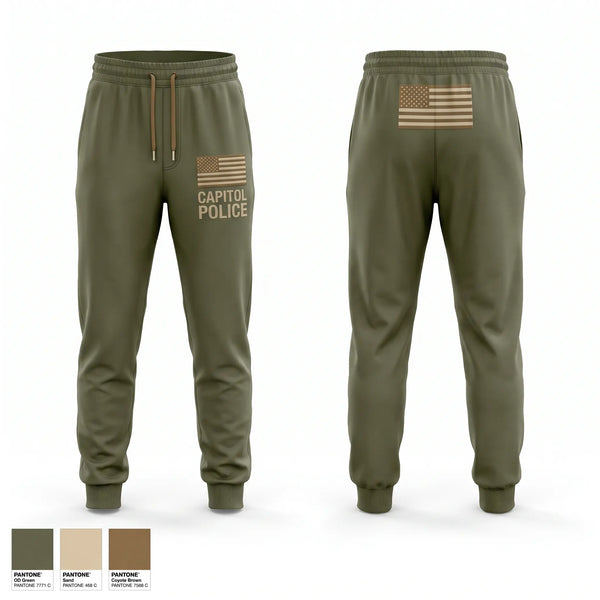 Sweatpants, Capitol Police, Police, Teamtime, Team time, sublimation, custom sports apparel, team uniforms, spirit wear, spiritwear, sports uniforms, custom shirts, team store, custom team store, fundraiser sports, apparel fundraiser