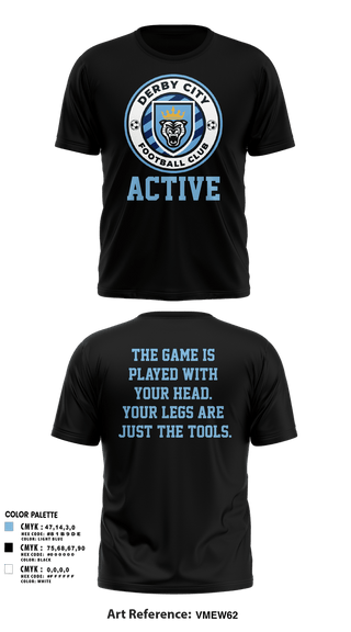 Old School Cotton Feel Shirt, Derby City FC, Men's Soccer, Teamtime, Team time, sublimation, custom sports apparel, team uniforms, spirit wear, spiritwear, sports uniforms, custom shirts, team store, custom team store, fundraiser sports, apparel fundraiser